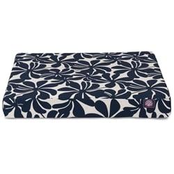Majestic Pet 78899551613 Navy Blue Plantation Large Orthopedic Memory Foam Rectangle Dog Bed