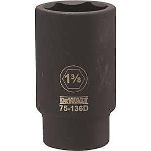 DWMT75136OSP Impact 0.75 Drive Socket, 1.375