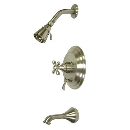 Pressure Balance Tub & Shower Faucet - Satin Nickel