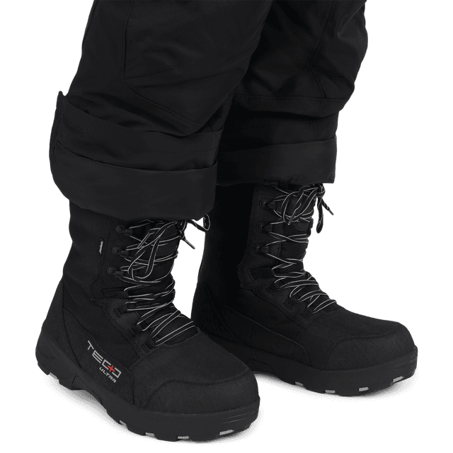 Ski-Doo Men's Leather Tec+ ULTRA Boots / 9 / Black / Snowmobile Gear
