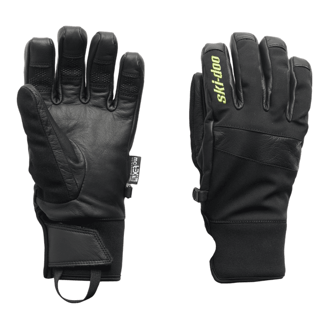 Ski-Doo Unisex Insulated Grip Gloves / XL / Black / Waterproof Snowmobile Gloves