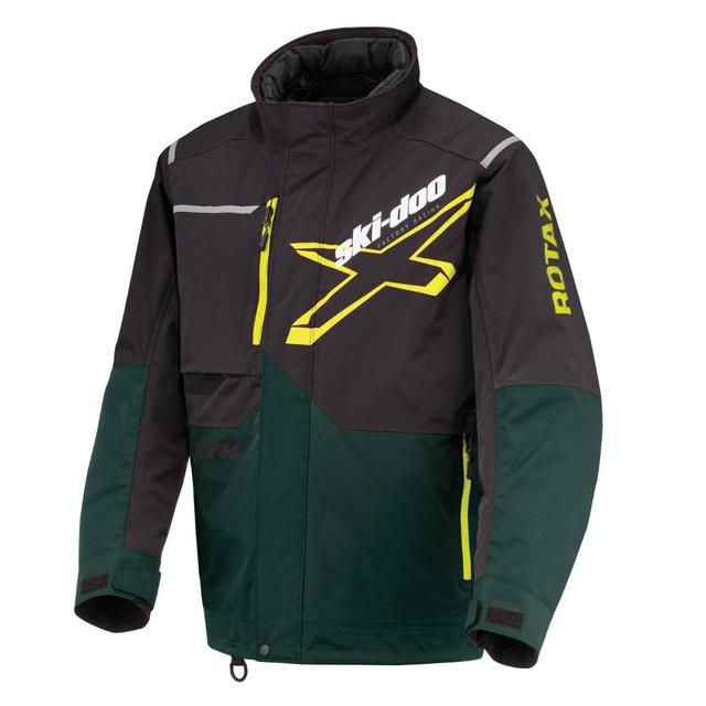 Ski-Doo Men's Insulated Exodus X-Team Edition Jacket Big & Tall / 5XL / Green / Snowmobile Gear