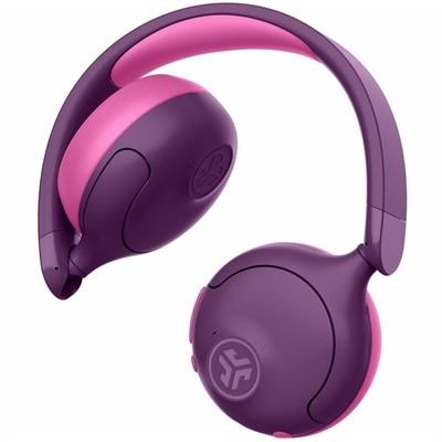 JLab Jbuddies ANC 2 In 1 Wireless + Wired Kids Headphones - Purple/ Pink