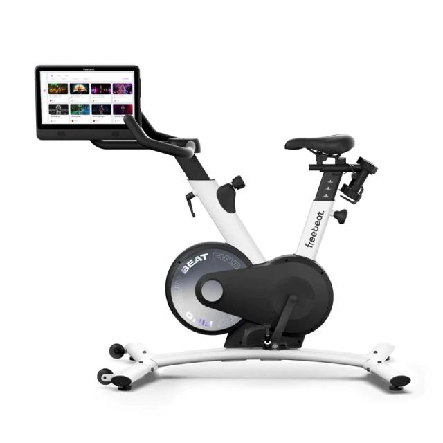 Freebeat Boom Bike Arctic White - Compact Home Fitness Solution
