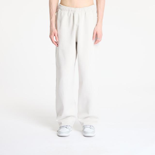 Pants Nike Solo Swoosh Men's Open-Hem Fleece Pants Light Bone/ White L