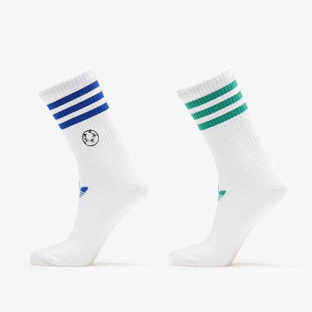 adidas Ftball Cr S 2-Pack White/ Royal Blue/ Secogr L