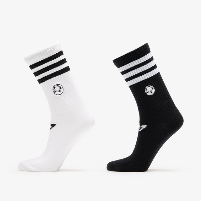 adidas Football Crew Socks 2-Pack White/ Black S