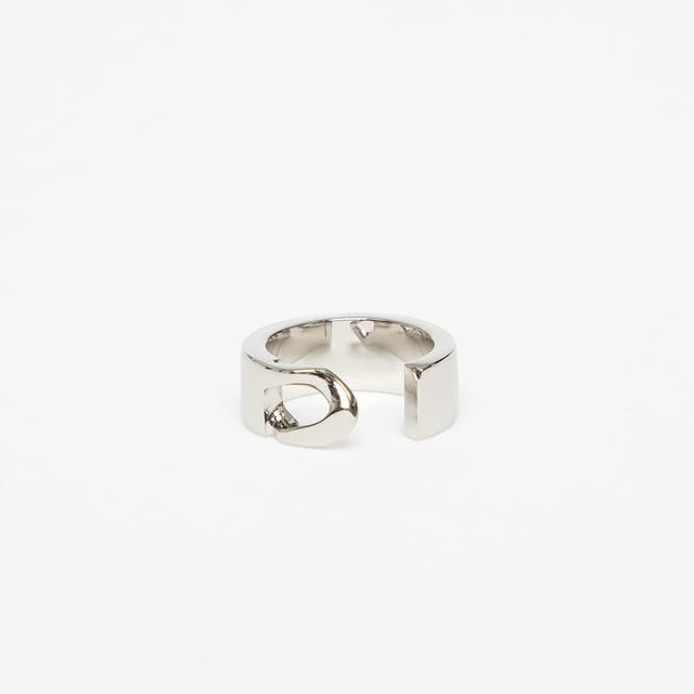MM6 Minimal Numeric Cuff Ring Polished Palladio 07