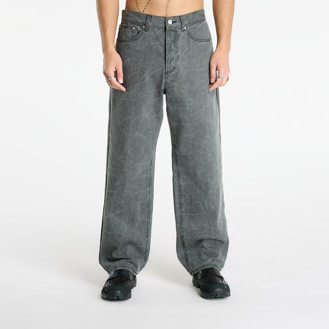 Pants OBEY Classic Wrinkle Baggy Denim Black Wrinkle Wash W34