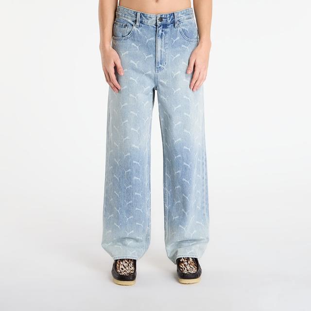 Pants PUMA x A$AP ROCKY Laser Monogram Faded Denim/ AOP 34