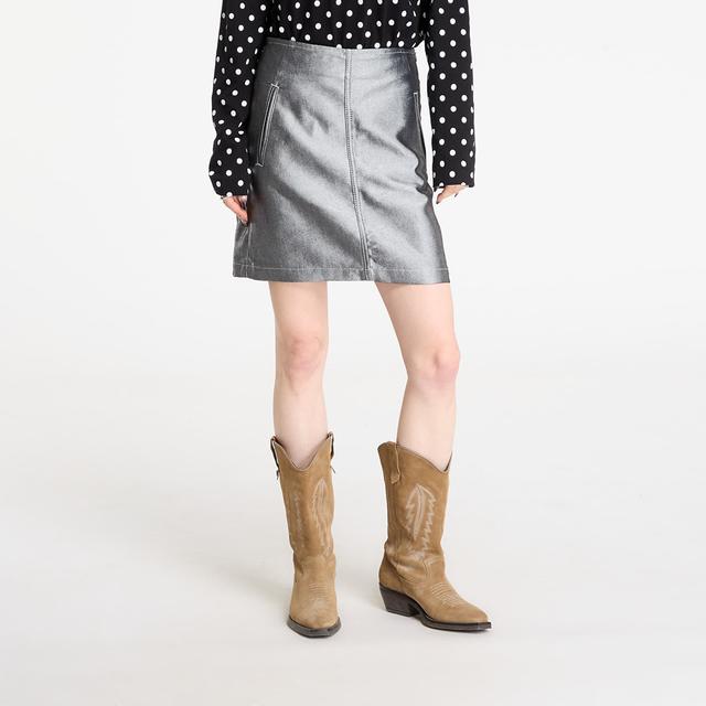 Calvin Klein Jeans A Line Denim Skirt Blue 25