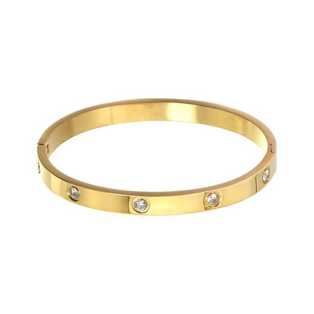 Classic Crystal Love Bangle