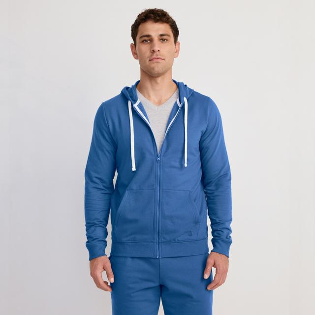 Jockey® Lightweight Cotton Blend Fleece Full Zip Hoodie