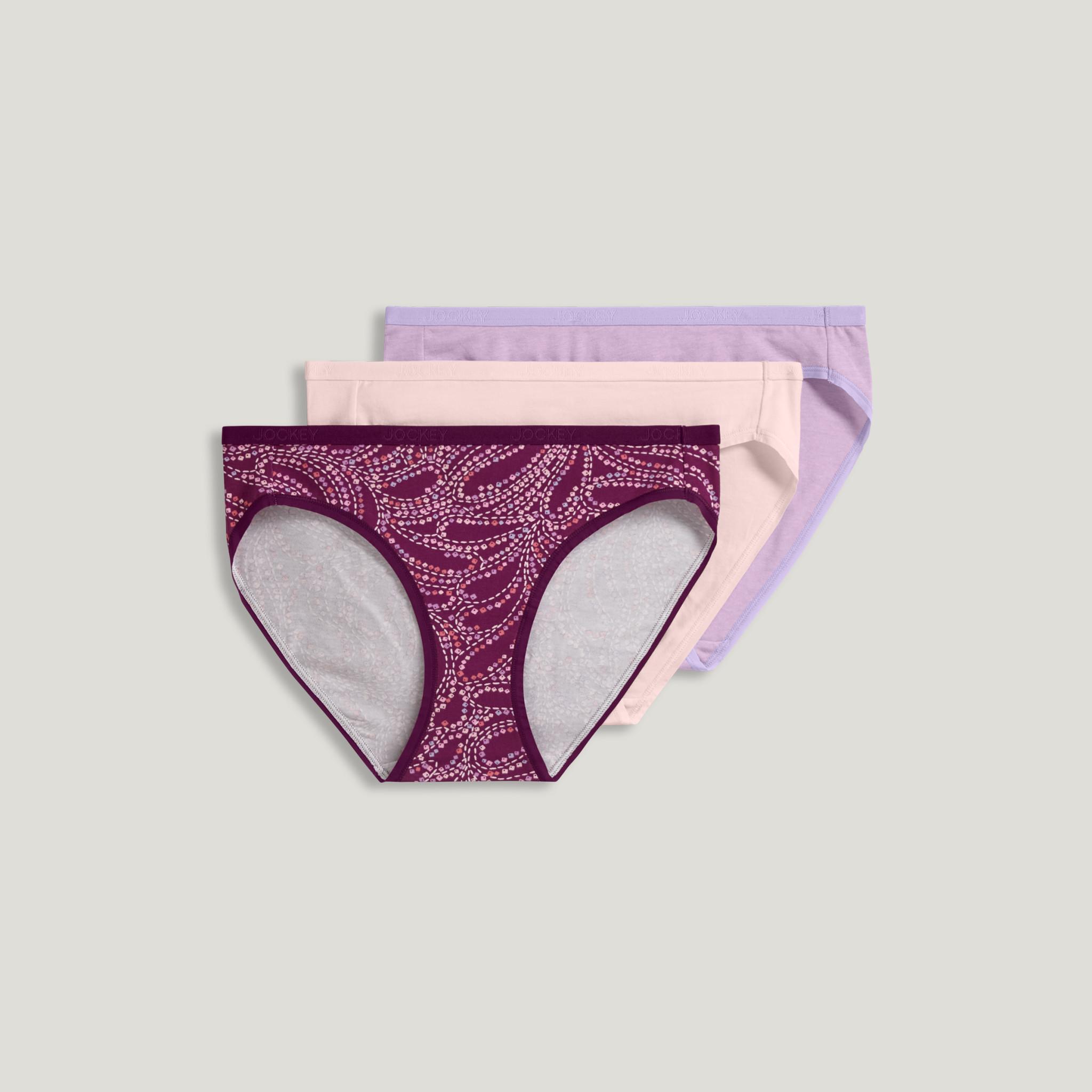Jockey® Organic Cotton Stretch Logo Bikini - 3 Pack