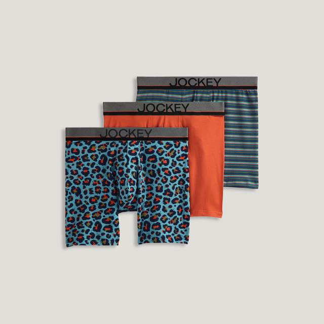 Jockey® True Style 6" Boxer Brief - 3 Pack