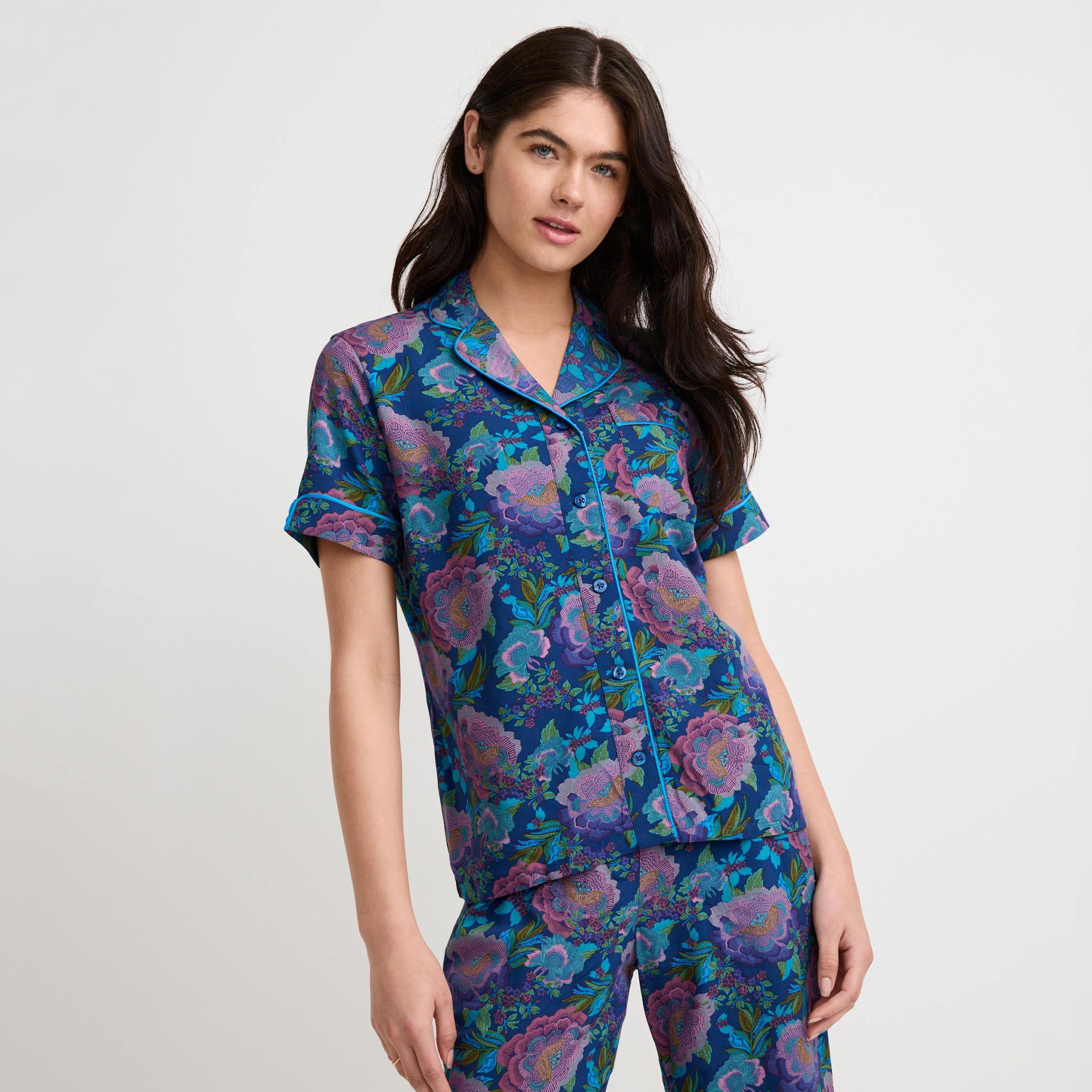 Jockey® Soft Touch Luxe Woven Short Sleeve Top