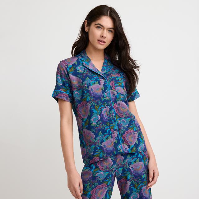 Jockey® Soft Touch Luxe Woven Short Sleeve Top