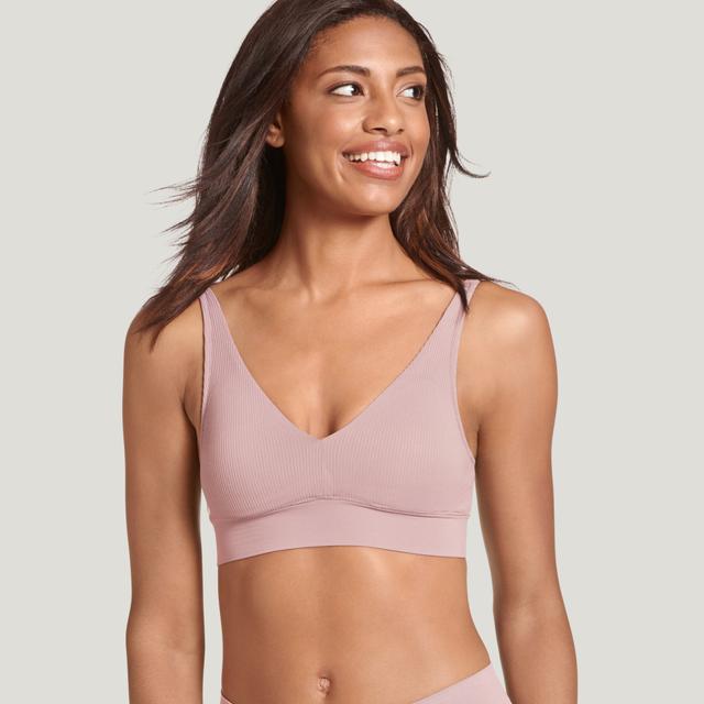 Jockey® Seamfree® Rib Molded Cup Plunge Bralette