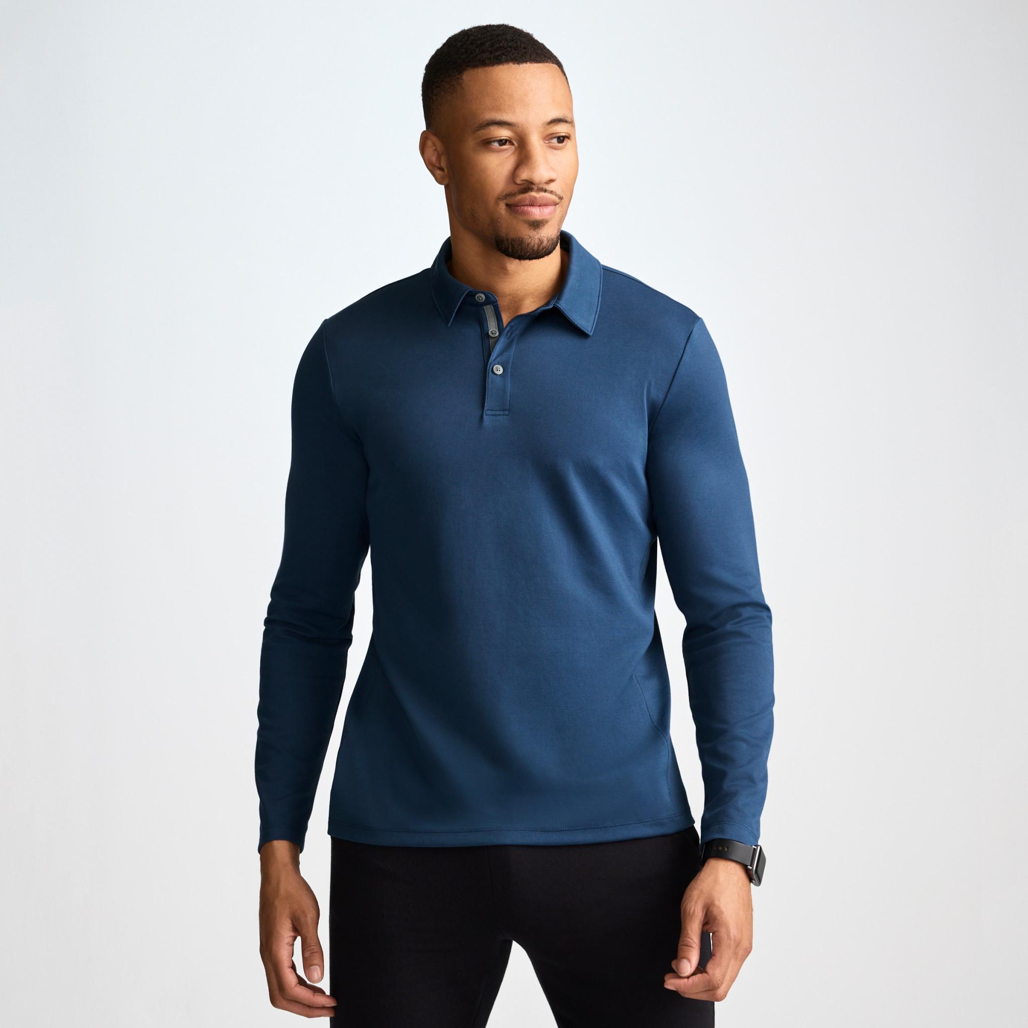 Jockey® EverActive™ Long Sleeve Tech Pique Polo