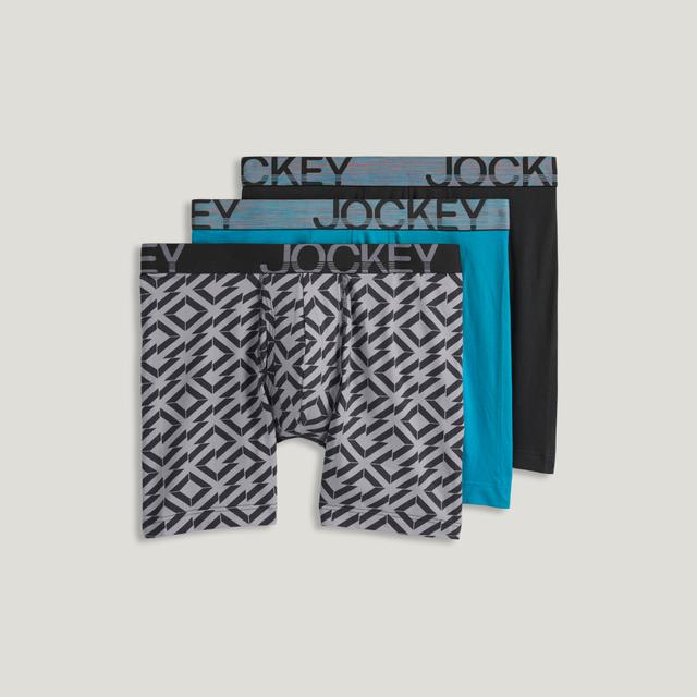 Jockey® ActiveStretch™ 7" Long Leg Boxer Brief - 3 Pack