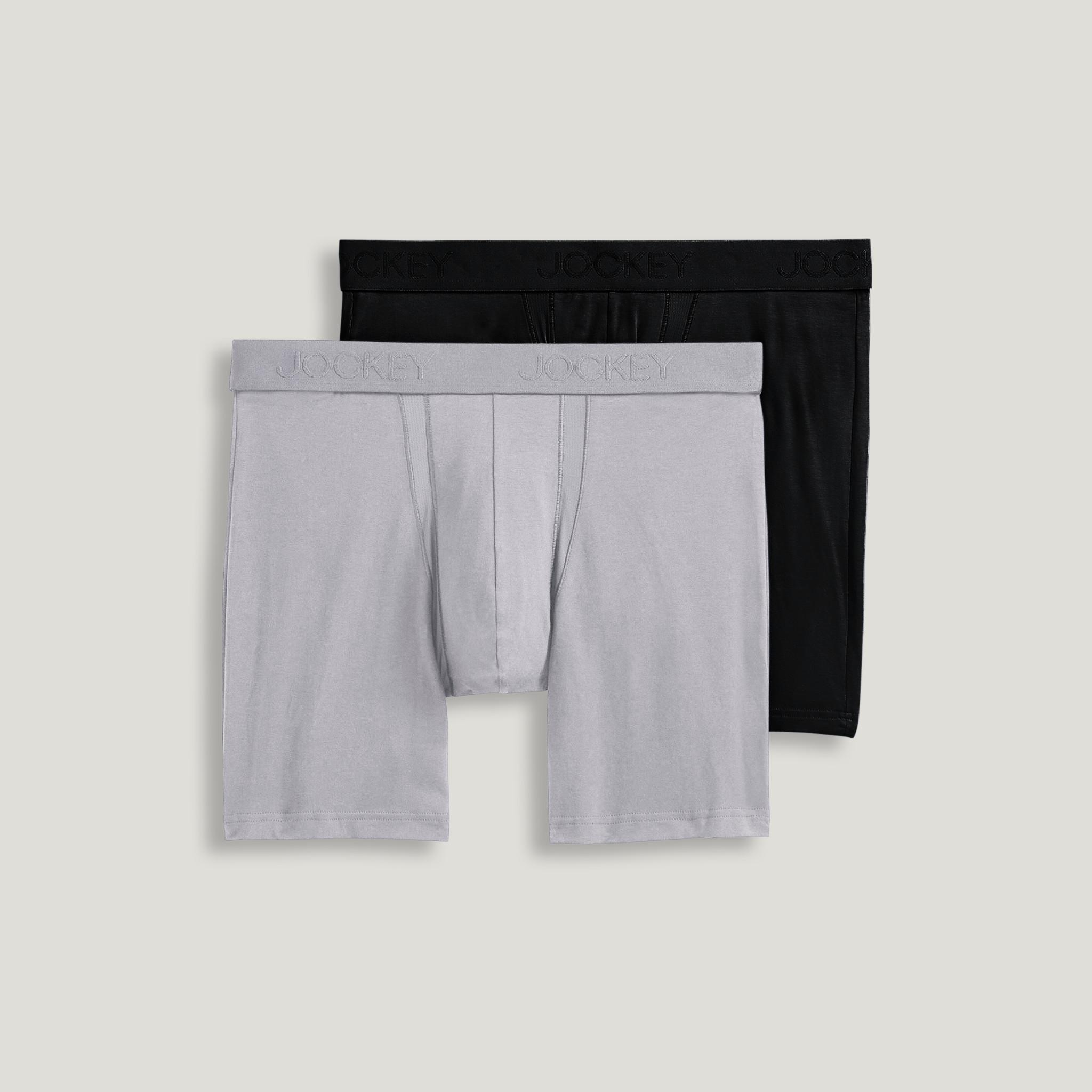Jockey® Big Man Chafe Proof Pouch Cotton Stretch 6" Boxer Brief - 2 Pack