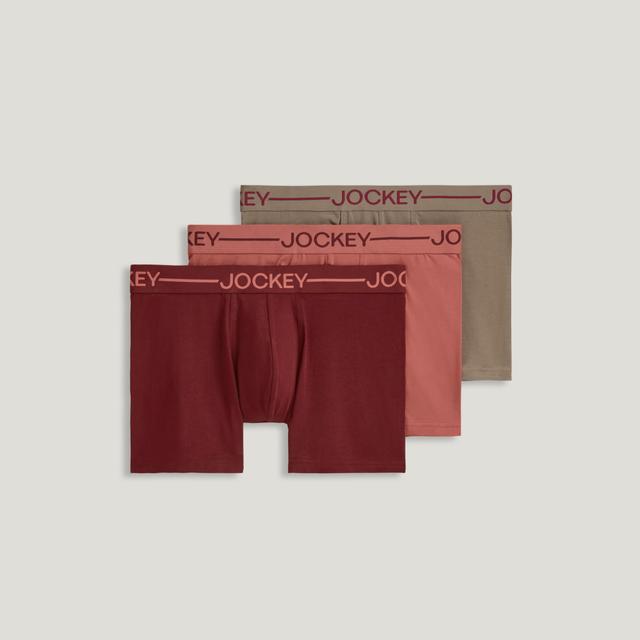 Jockey® Organic Cotton Stretch 4" Trunk - 3 Pack