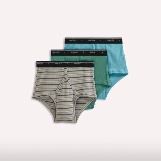 Jockey® 100% Cotton Classic Full Rise Brief - 3 Pack