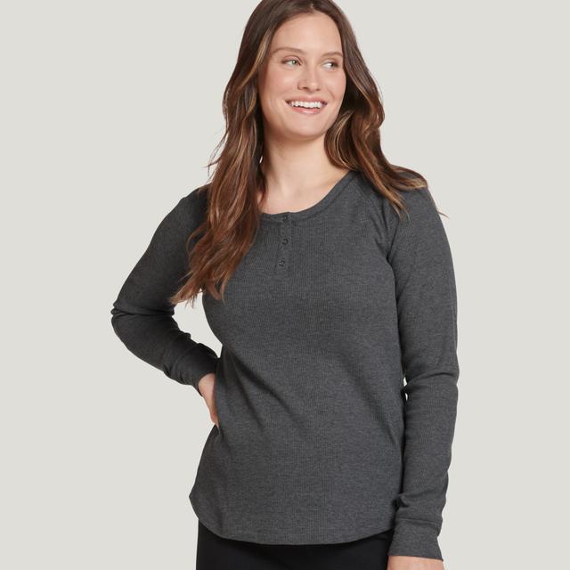 Jockey® Long Sleeve Waffle Henley