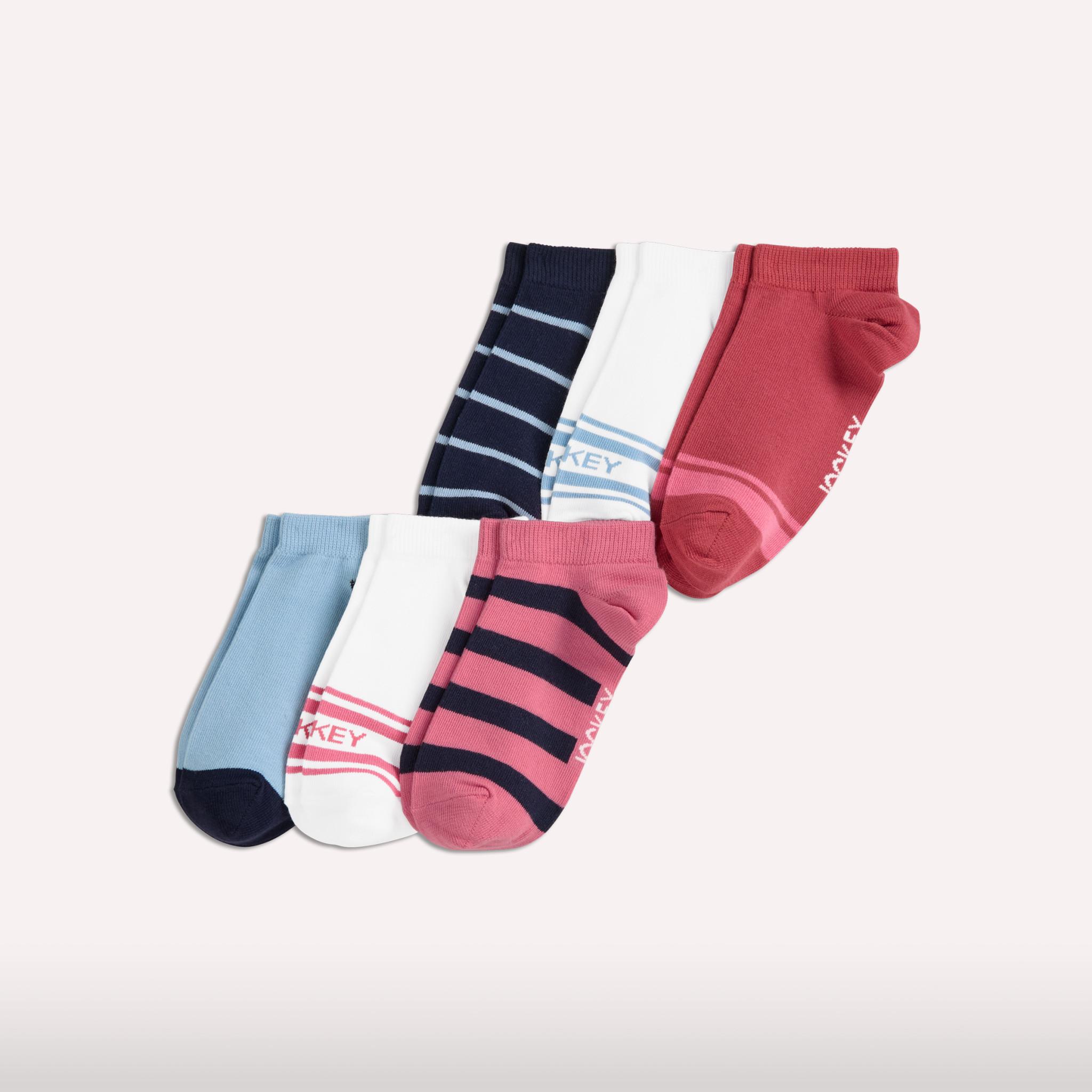Jockey® Women's Pattern Low Cut Socks - 6 Pack
