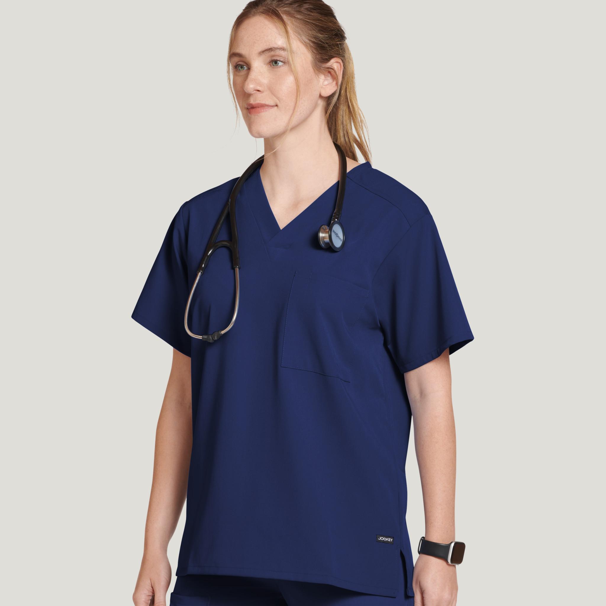 Jockey® Classic Unisex One Pocket Stretch Scrub Top