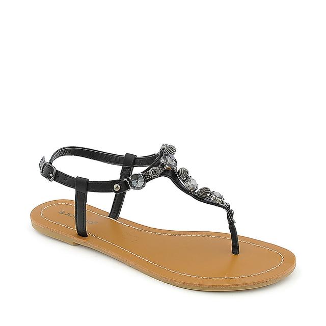 Women Monster-02 Black Black Sandals 6 Black