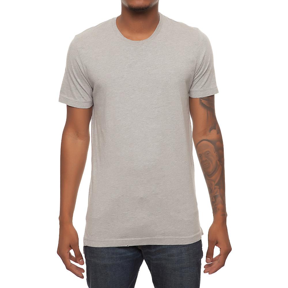 Men Hi Lo Tee Grey T-shirts S Grey