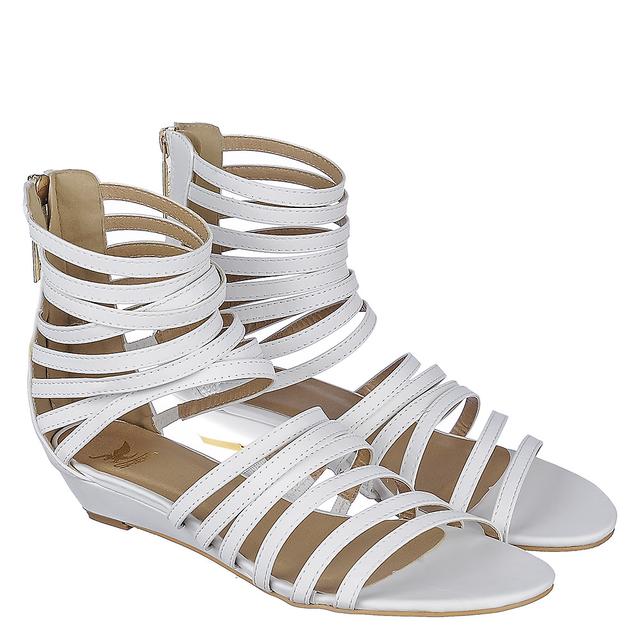 Women 132 Wedge Sandals White Sandals 7.5 White