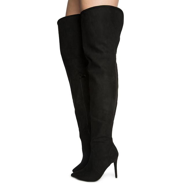 Women Dedicate-13M Thigh High Boots BLACK BLACK Boots 5.5 BLACK
