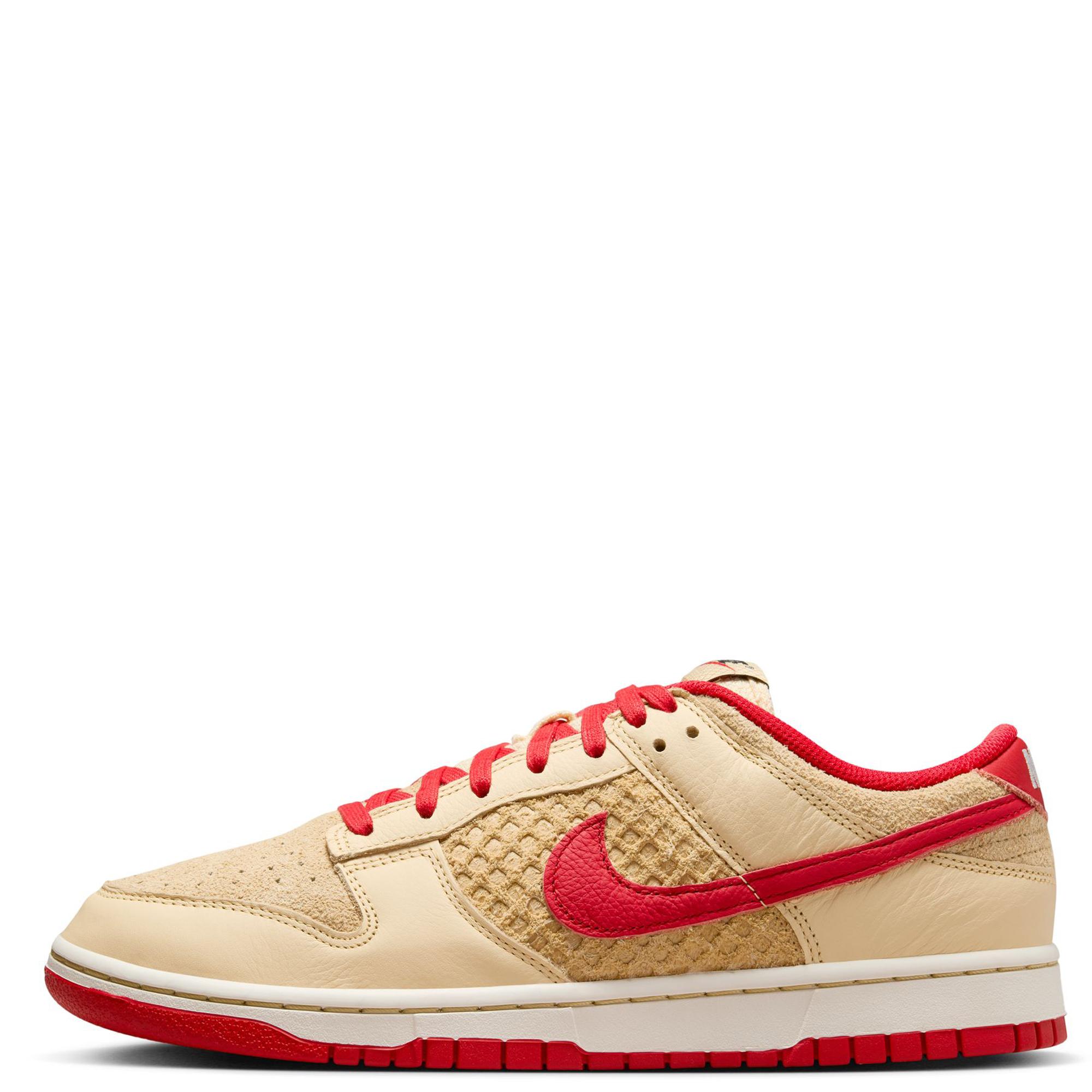 Men Dunk Low Retro SE Pale Vanilla/University Red-Sail-Wheat Sneakers 9 Pale Vanilla/University Red-Sail-Wheat