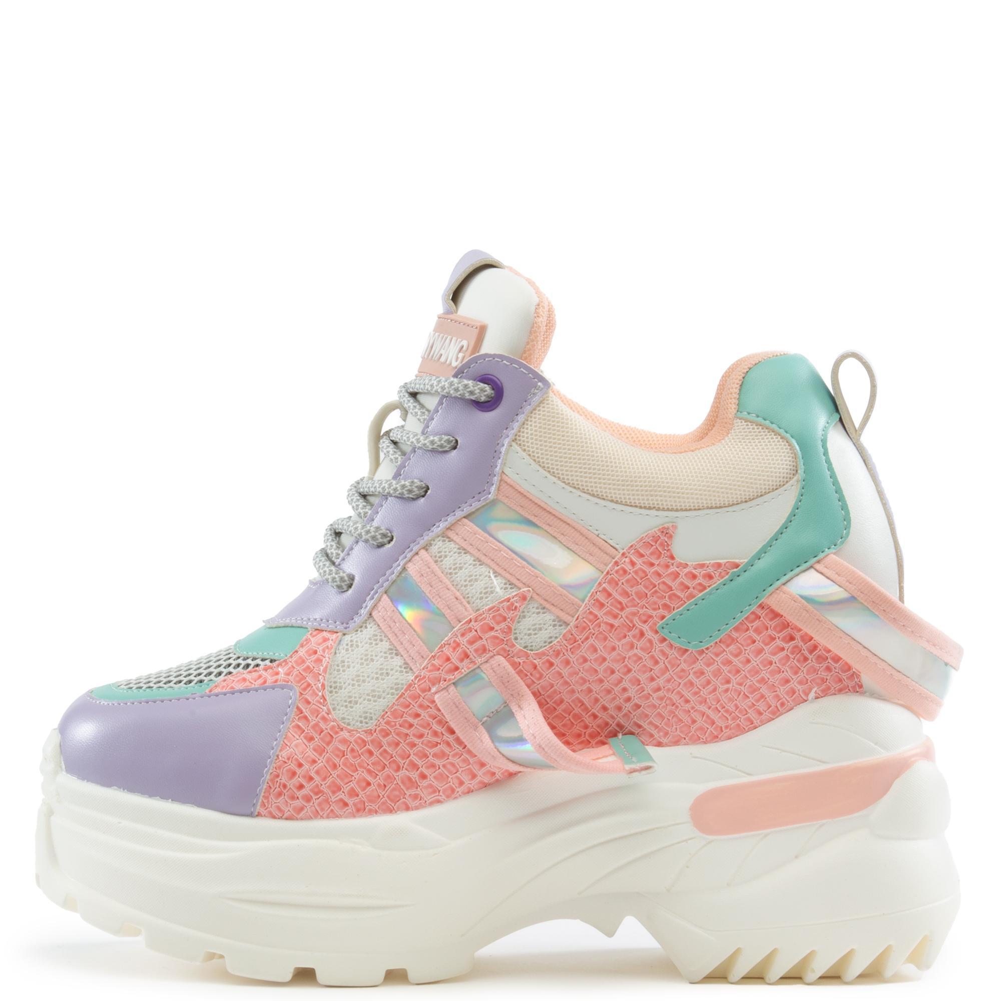 Women Oval-04 Platform Sneakers Multi Sneakers 8.5 Multi