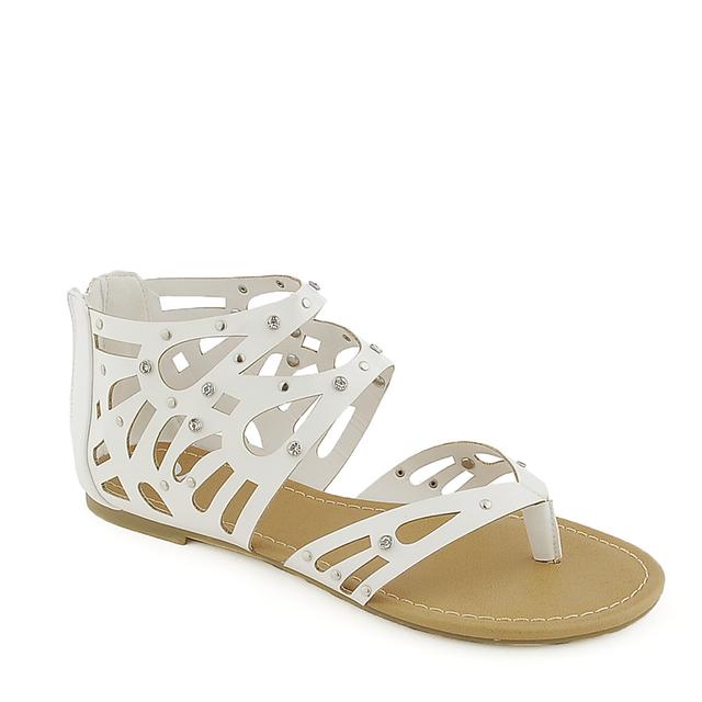 Women Hobby-S White Sandals 8.5 White