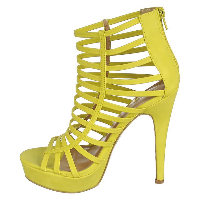 Women Starburst-5 High Heels Lime High Heels 6.5 Lime