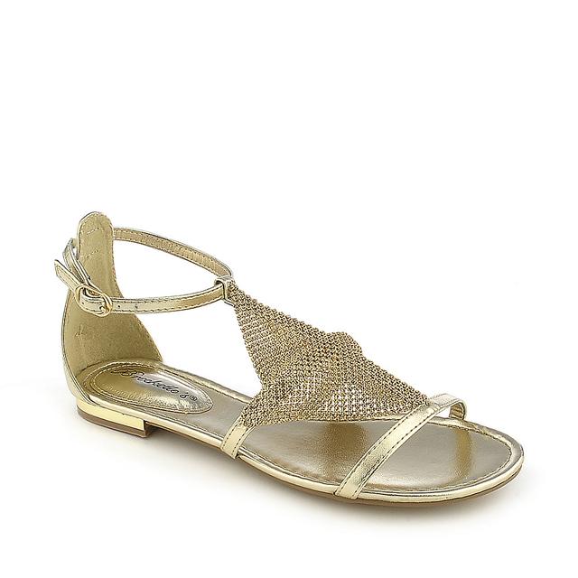 Women Dior-01 Gold Sandals 7 Gold