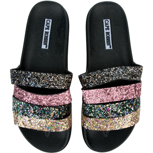 Women Moira-31 Slides Sandals 6 Black/Multi