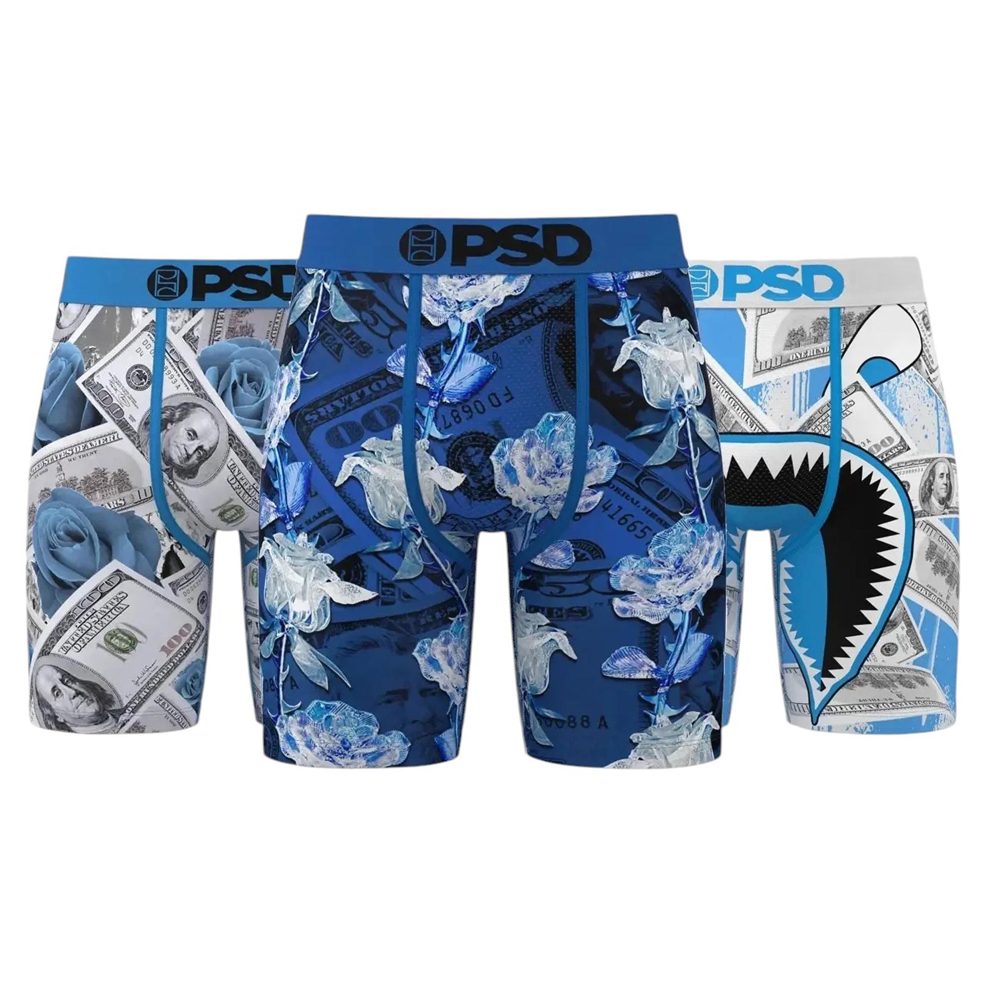 Men The Blues 3 PK Multi Socks & Underwear S Multi