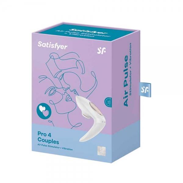 Satisfyer SATISFYER PRO 4 COUPLES - APENAS Branco- Ref. SATYSFYER PRO 4