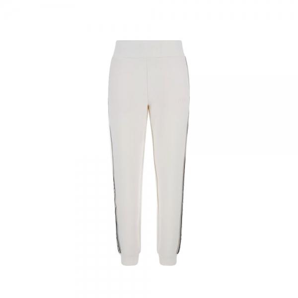 Guess  Pantaloni Crema - PANTALONE JOGGER CON LOGO LATERALE - XS - Ref.