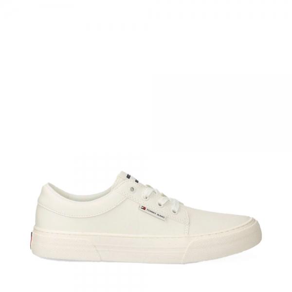 Tommy Hilfiger ZAPATILLAS ESSENTIAL ESTILO SKATER - 40 Creme- Ref.