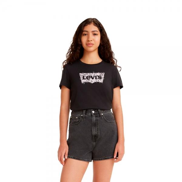 Levi's  Camisetas, tops y polos Negro - CAMISETA BW MARA FLORAL - XS - Ref.