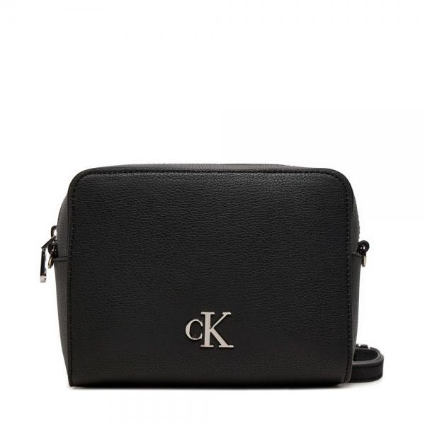 Calvin Klein KAMERA-UMHÄNGETASCHE MIT MINIMALEM MONOGRAM - UNICA Schwarz- Ref.