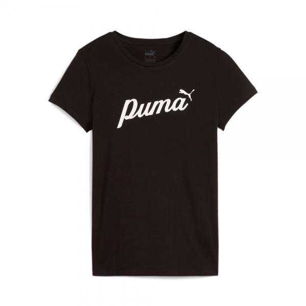 Puma  Camisetas, tops y polos Negro - CAMISETA ESS+ SCRIPT - M - Ref.