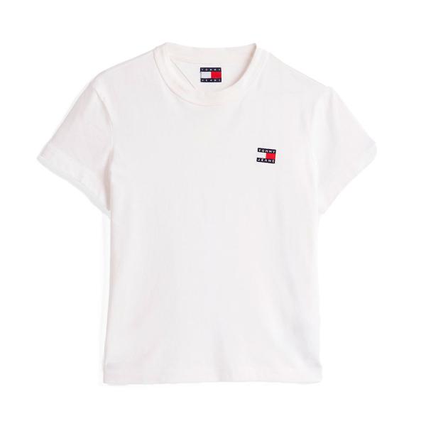 Tommy Hilfiger  Camisetas, tops e polos Branco - T-SHIRT DE gola redonda com patch - XS - Ref.