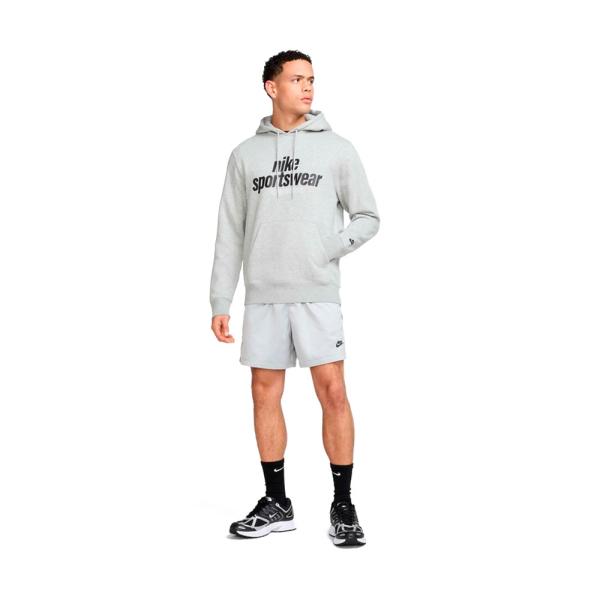 Nike CLUB FLEECE HOODIE SWEATSHIRT , Grey, Size  - Ref.