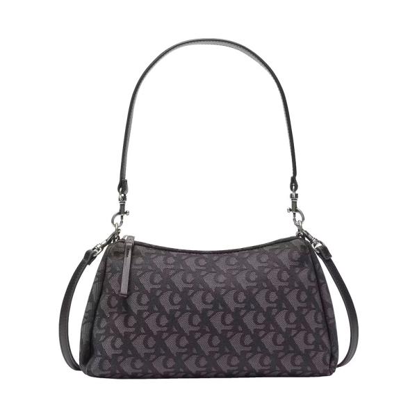 Calvin Klein KLEINE SCHULTERTASCHE MIT MONOGRAMM - U Schwarz- Ref.